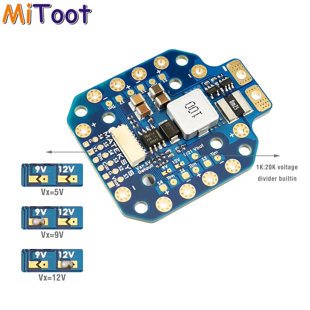 Drone Power Distribution Board - Mateksys PDB-HEX 12S Güç Dağıtım Kartı
