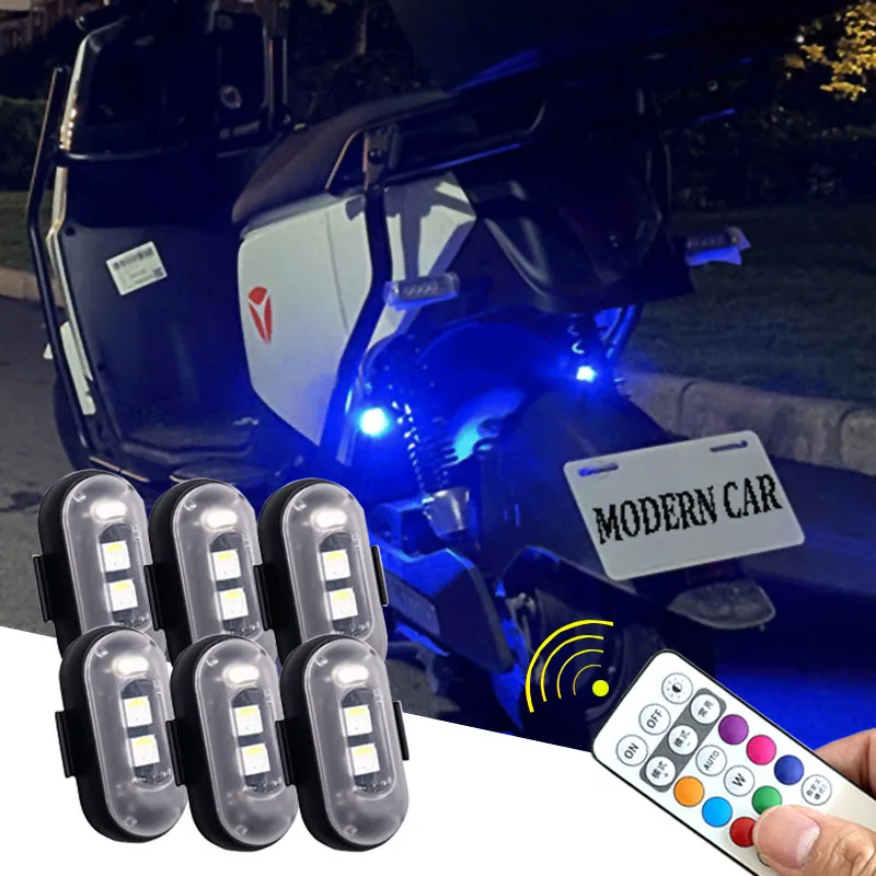 Drone Led Light - 2/4/8 adet kablosuz uzaktan kumanda çakarlı