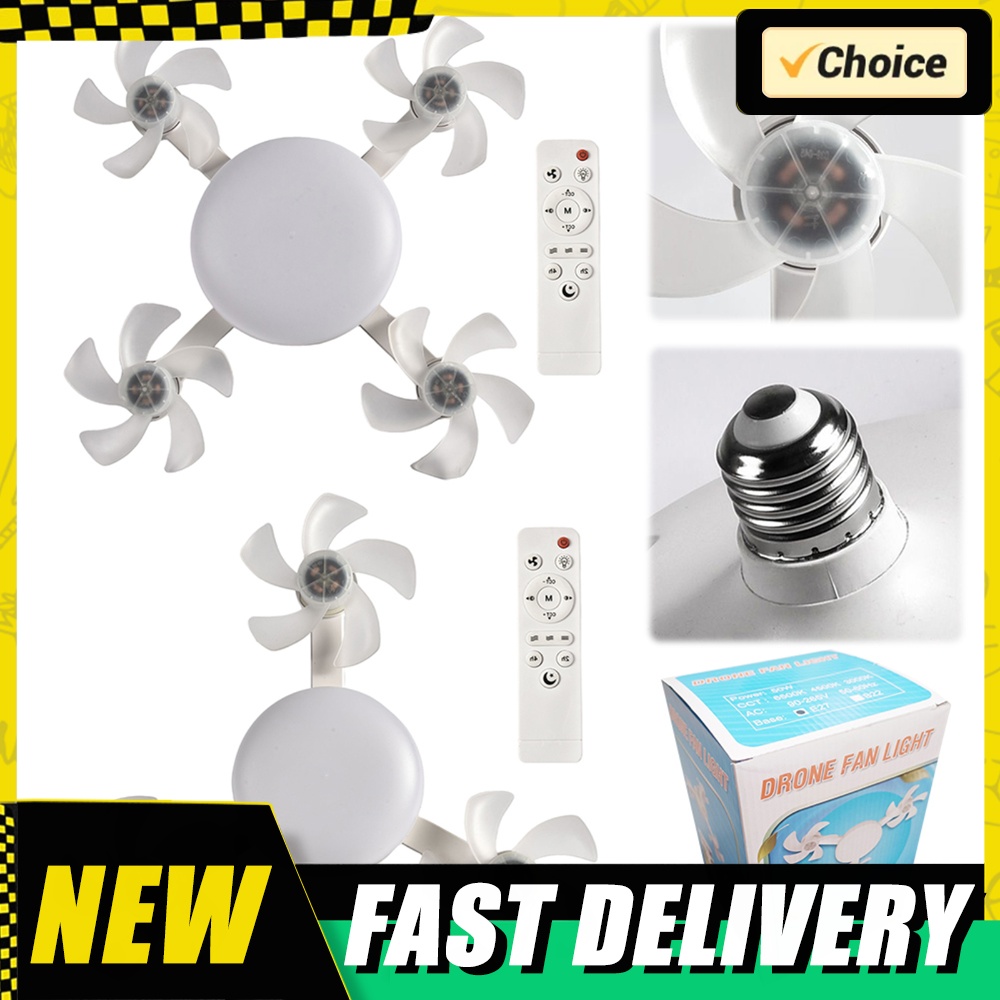 Drone Led Light - E26/E27 Vidalı Tavan Vantilatörü Lambası Asılı