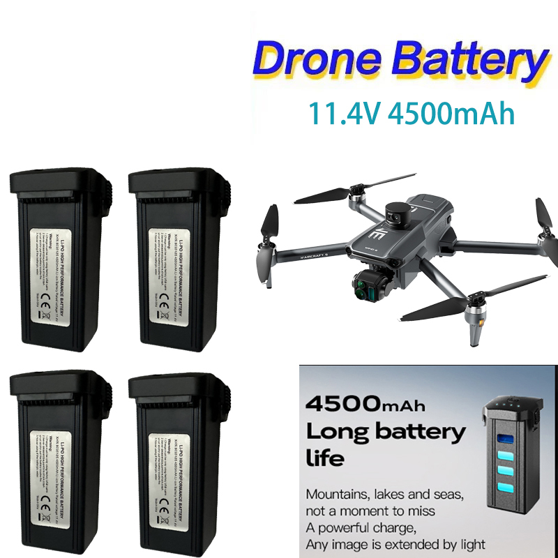 Drone Gps Mount - 11.4 V 4500 mAh Akıllı Lipo