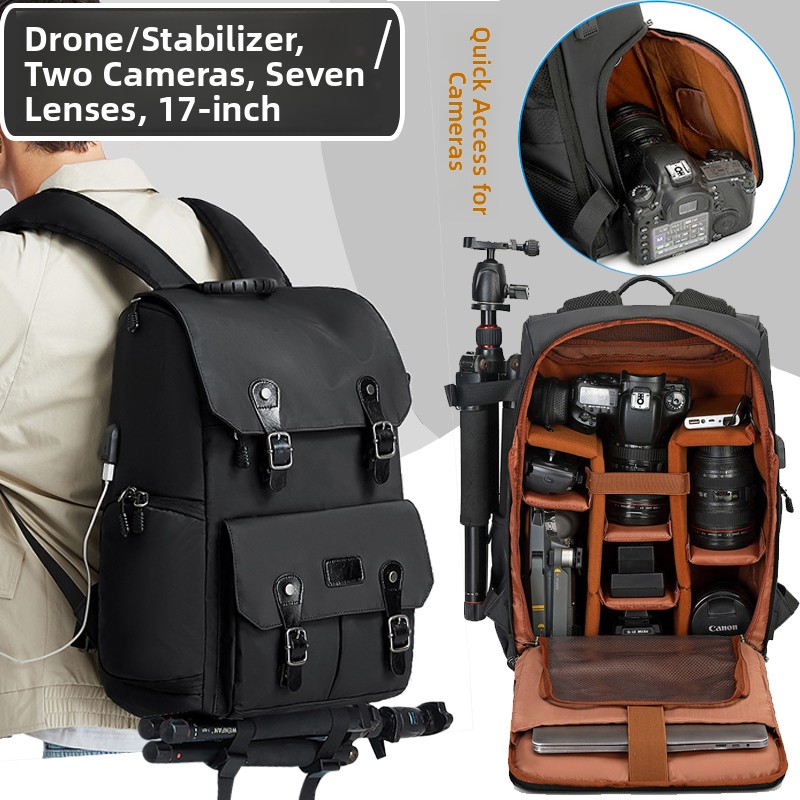 Drone Camera - Profesyonel DSLR Kamera Çantası Sırt Çantası