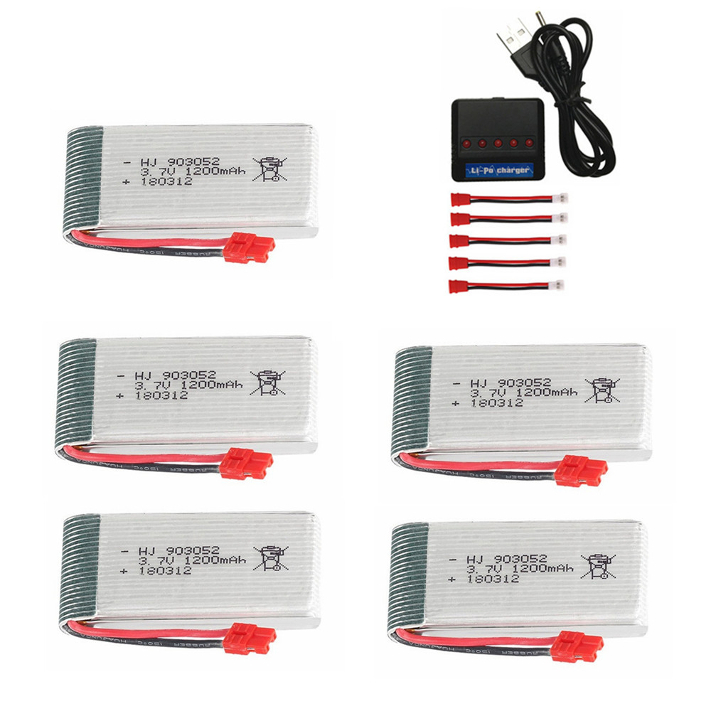 Drone Charger - 3.7 V 1200 mAh 903052 lipo