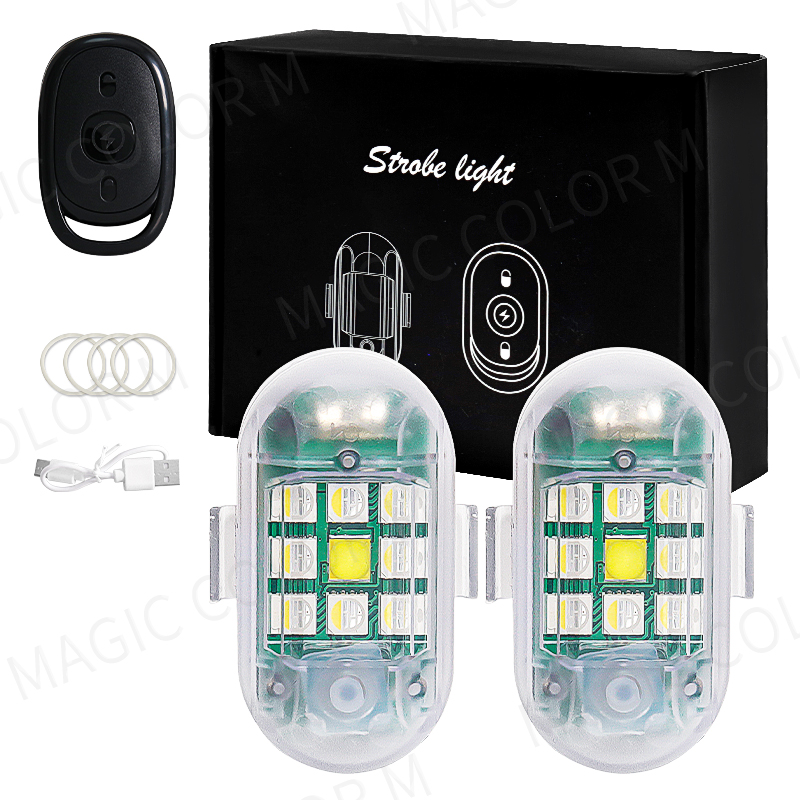 Drone Led Light - 2 adet kablosuz LED çakarlı lamba