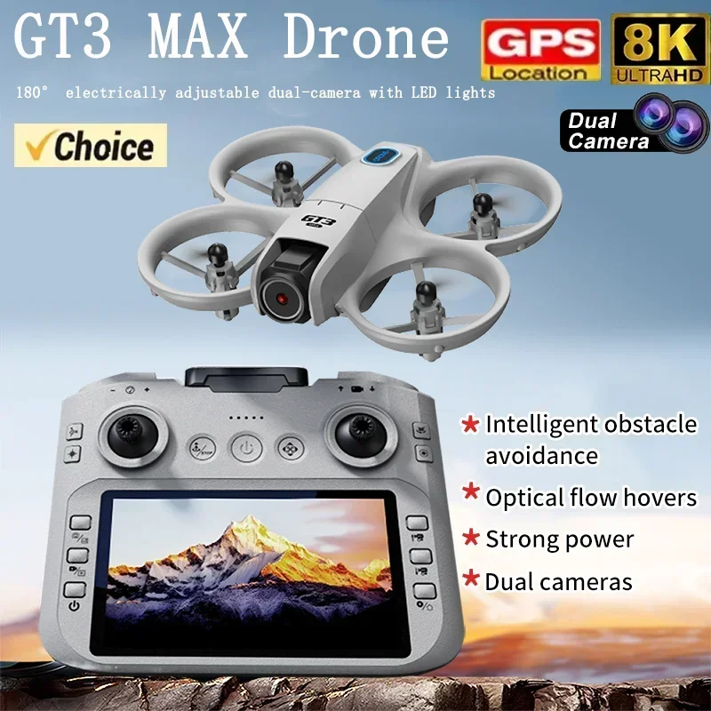 Drone Gps Module - 2026 YENİ GT3 Mini LED'li Katlanabilir