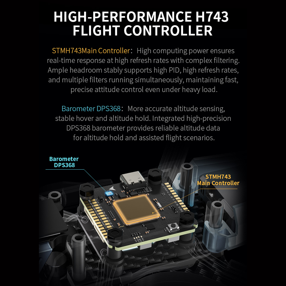 Axisflying H743 PRO Uçuş Kontr - Drone Flight Controller incelemesi ve fiyatı