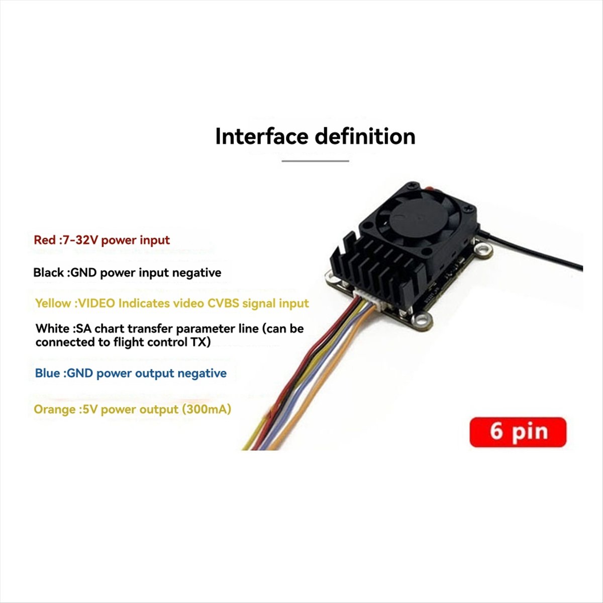 5.8G 2W VTX 2000mW FPV Video V - Drone Transmitter incelemesi ve fiyatı