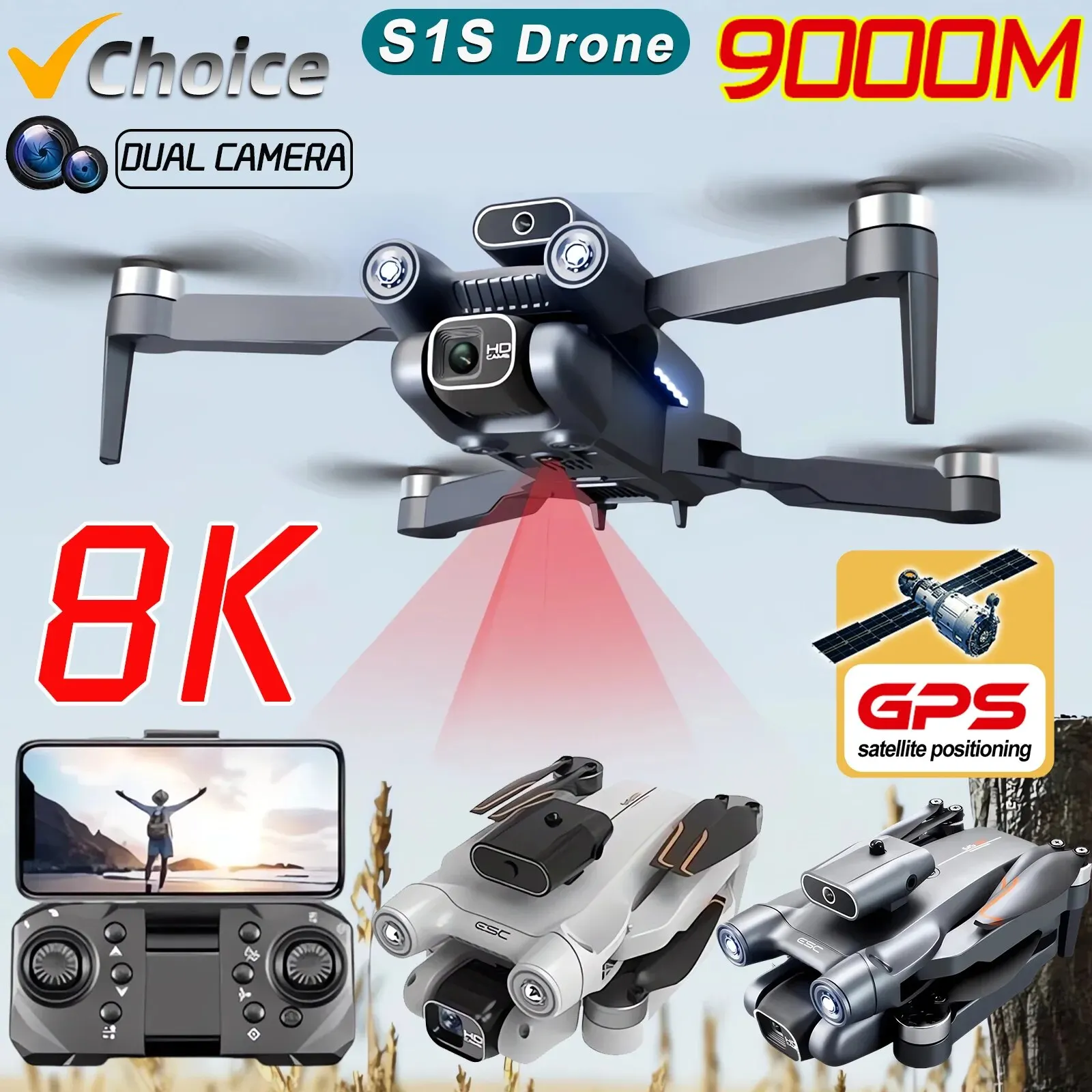Yeni S1S 5G GPS Drone kamera 8 - Drone Gps Module incelemesi ve fiyatı