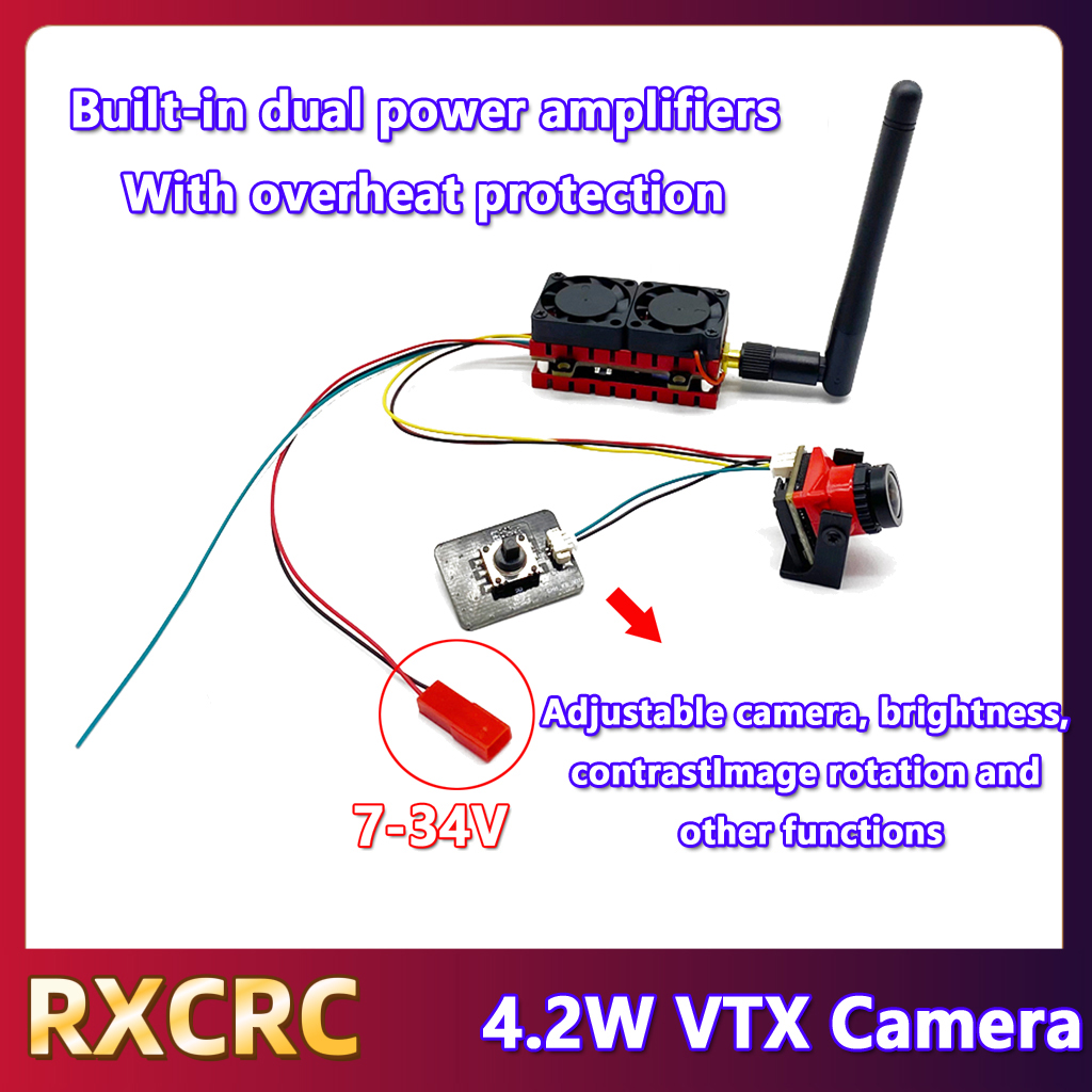 RXCRC 5.8G 48CH 4.2W Yüksek Gü - Drone Receiver incelemesi ve fiyatı