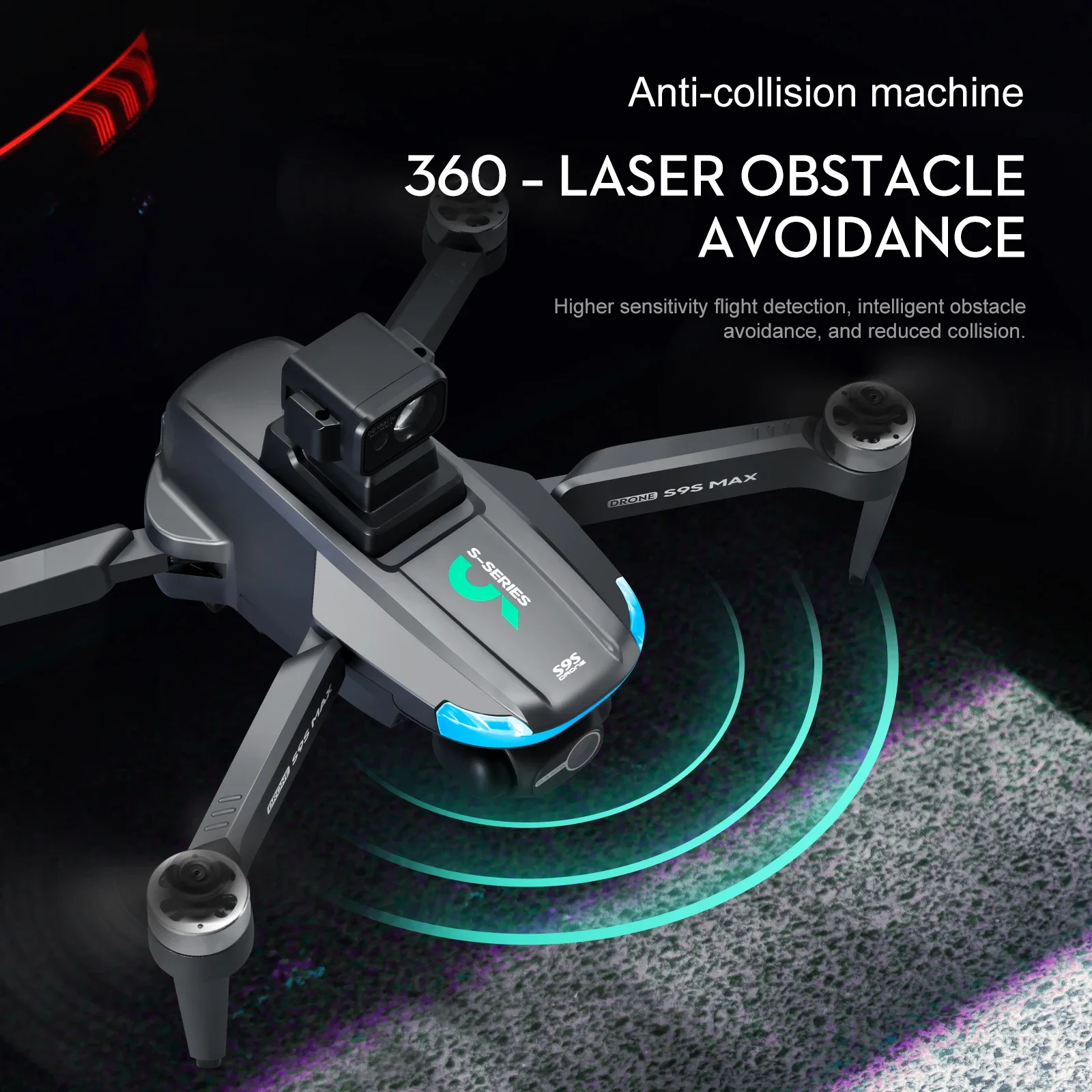 YENI S9S MAX MINI Drone 4K 2 E - Drone Gps Module incelemesi ve fiyatı