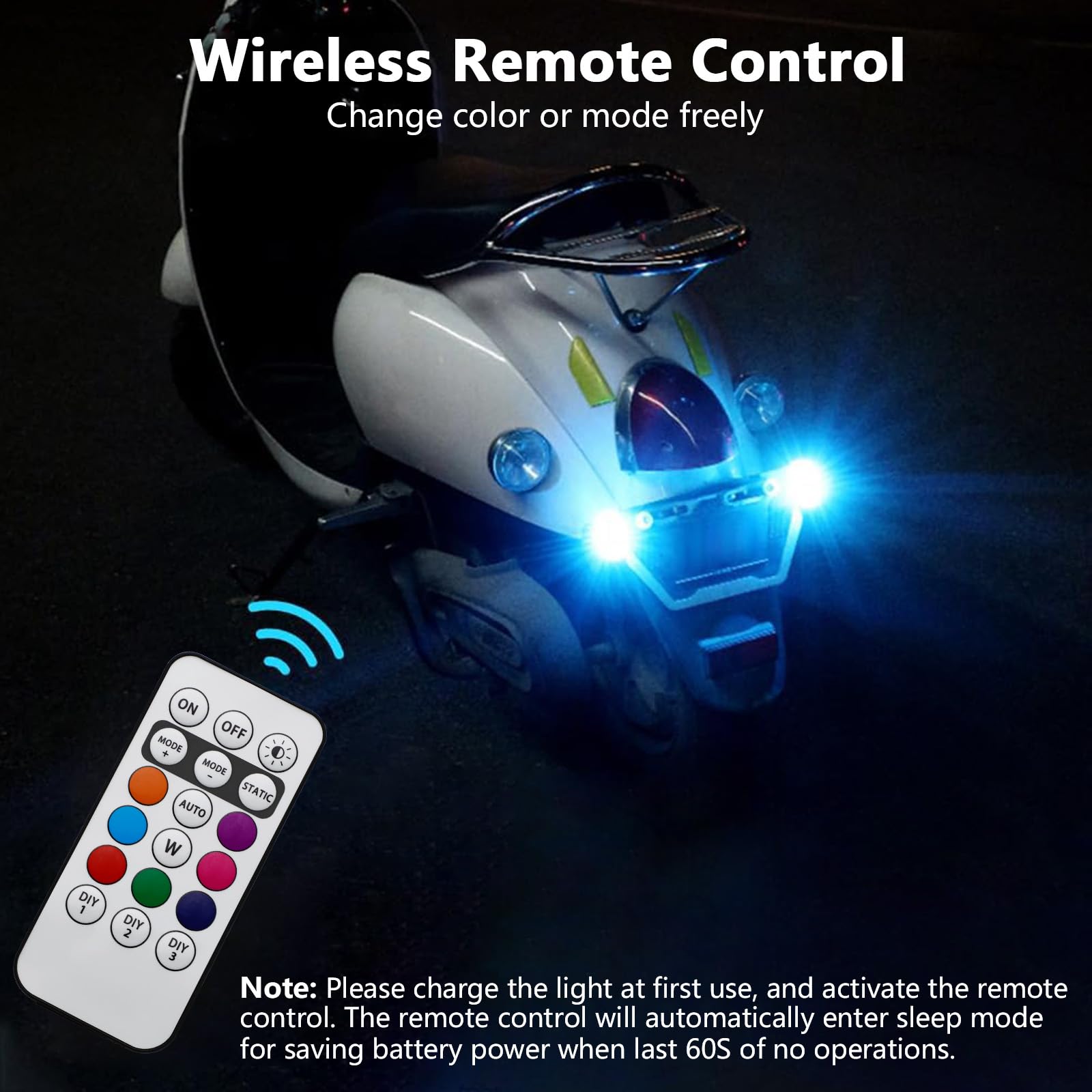 4 Adet Uzaktan Kumandalı 8 Ren - Drone Led Light incelemesi ve fiyatı
