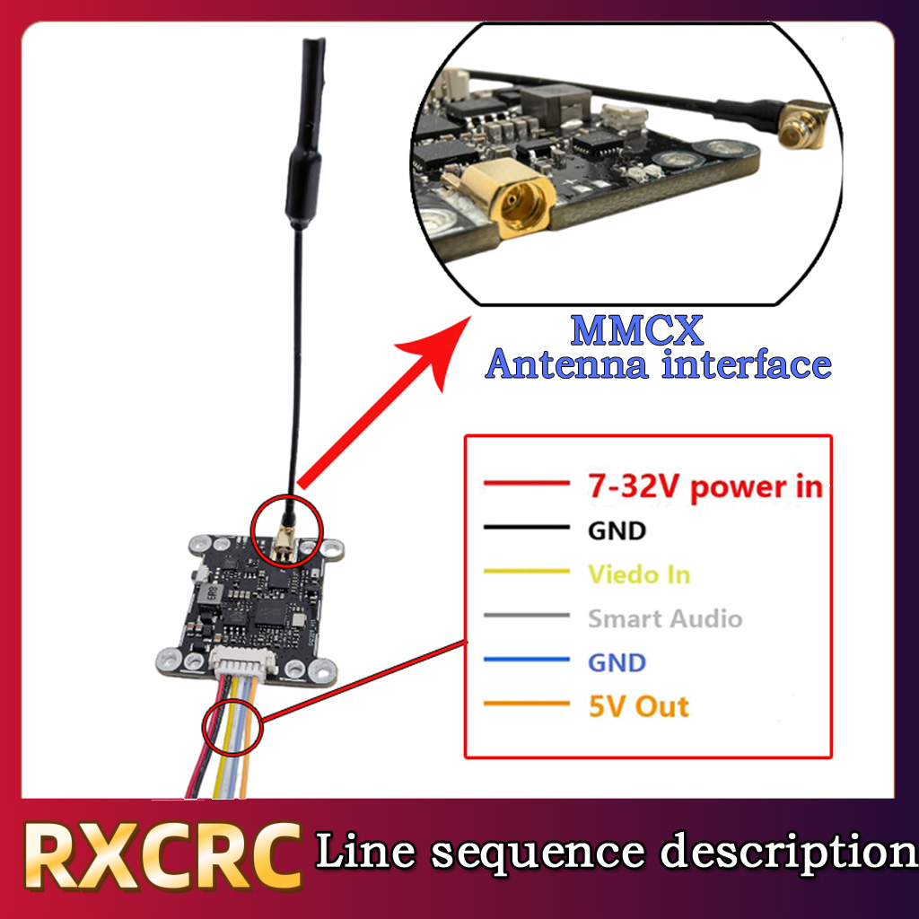 RXCRC 5.8G Modülü 48CH 1.6W VT - Drone Transmitter incelemesi ve fiyatı