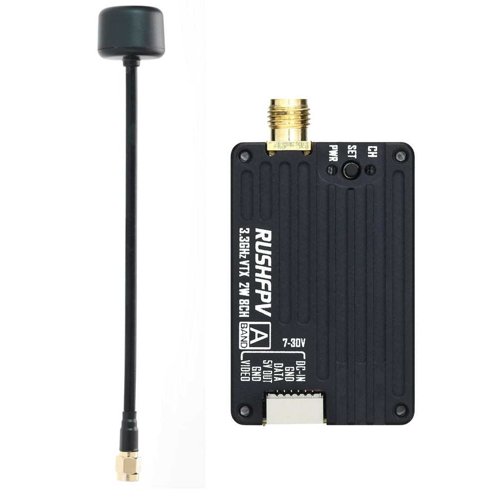 RUSHFPV 3.3G 2W VTX Verici FPV - Drone Receiver incelemesi ve fiyatı