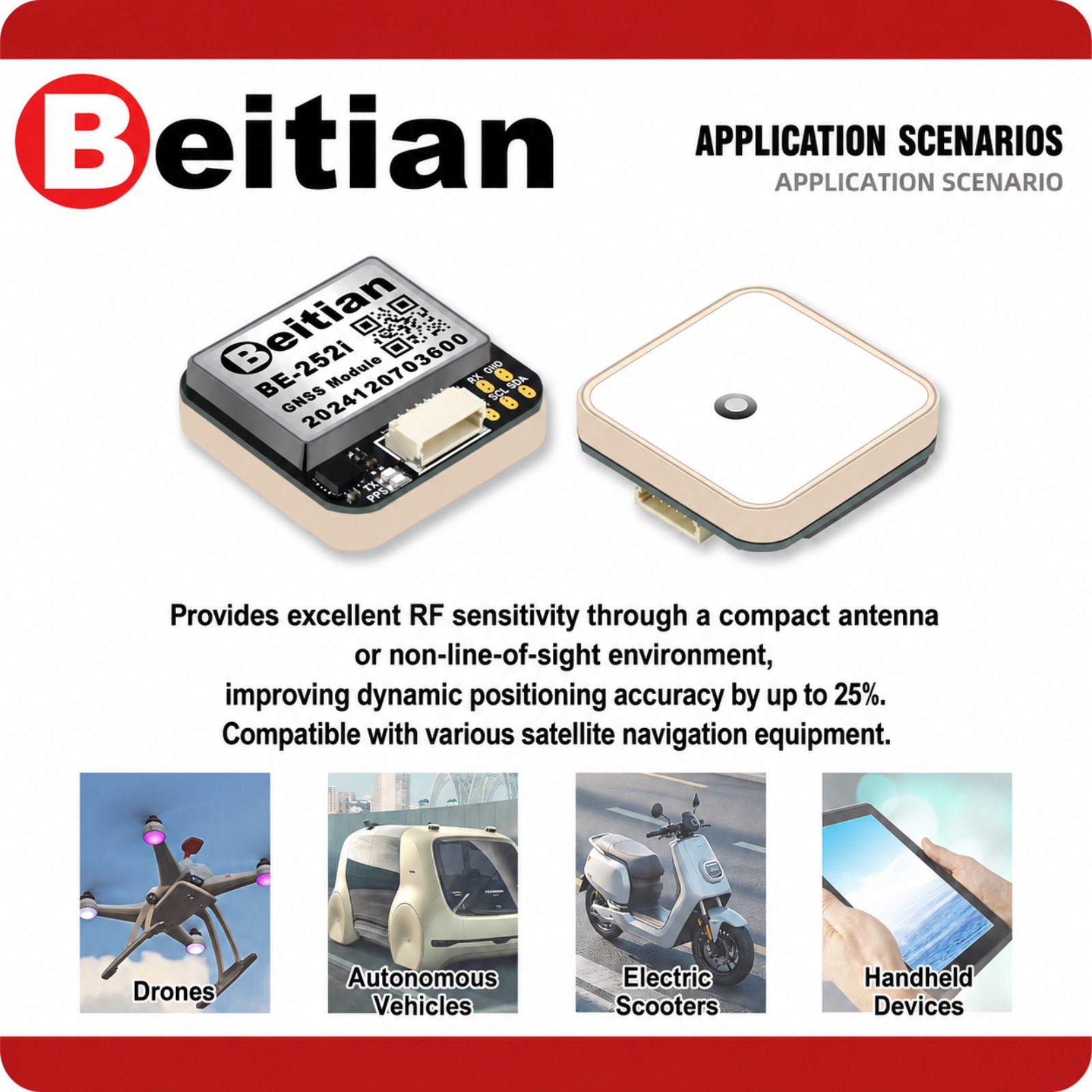 Beitian M10 Üçlü Modlu GNSS Pu - Drone Gps Module incelemesi ve fiyatı