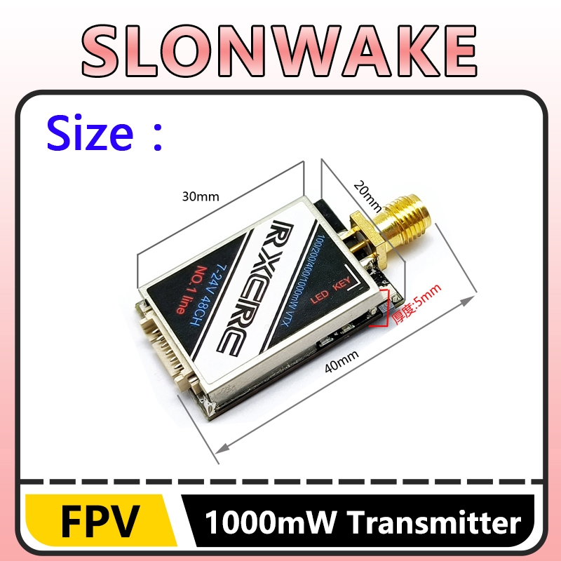 SLONWAKE 5.8G 48CH 1W VTX 100/ - Drone Frame incelemesi ve fiyatı