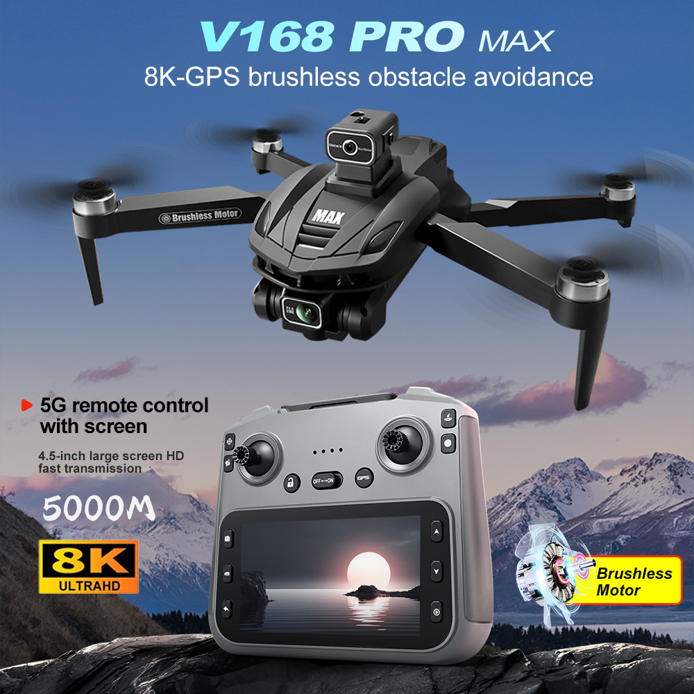 V168 PRO Max GPS Drone 8K Prof - Drone Gps Module incelemesi ve fiyatı