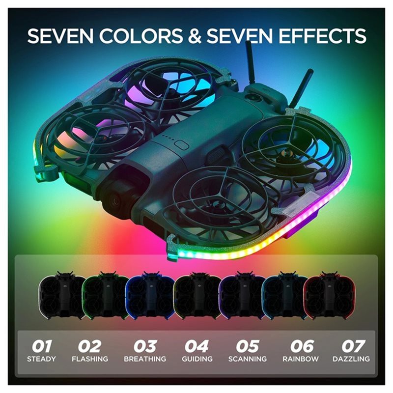 DJI Neo 2 Drone için Renk Deği - Drone Led Light incelemesi ve fiyatı