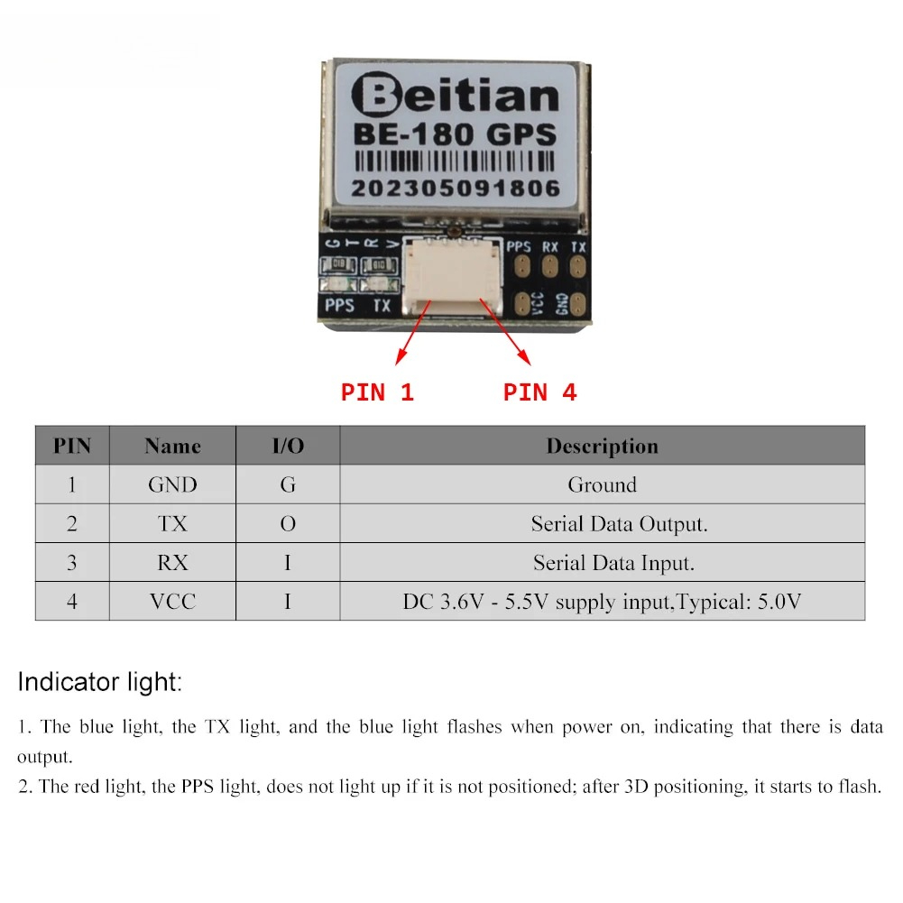 1/2/5 adet Beitian BE-180 GPS  - Drone Gps Module incelemesi ve fiyatı